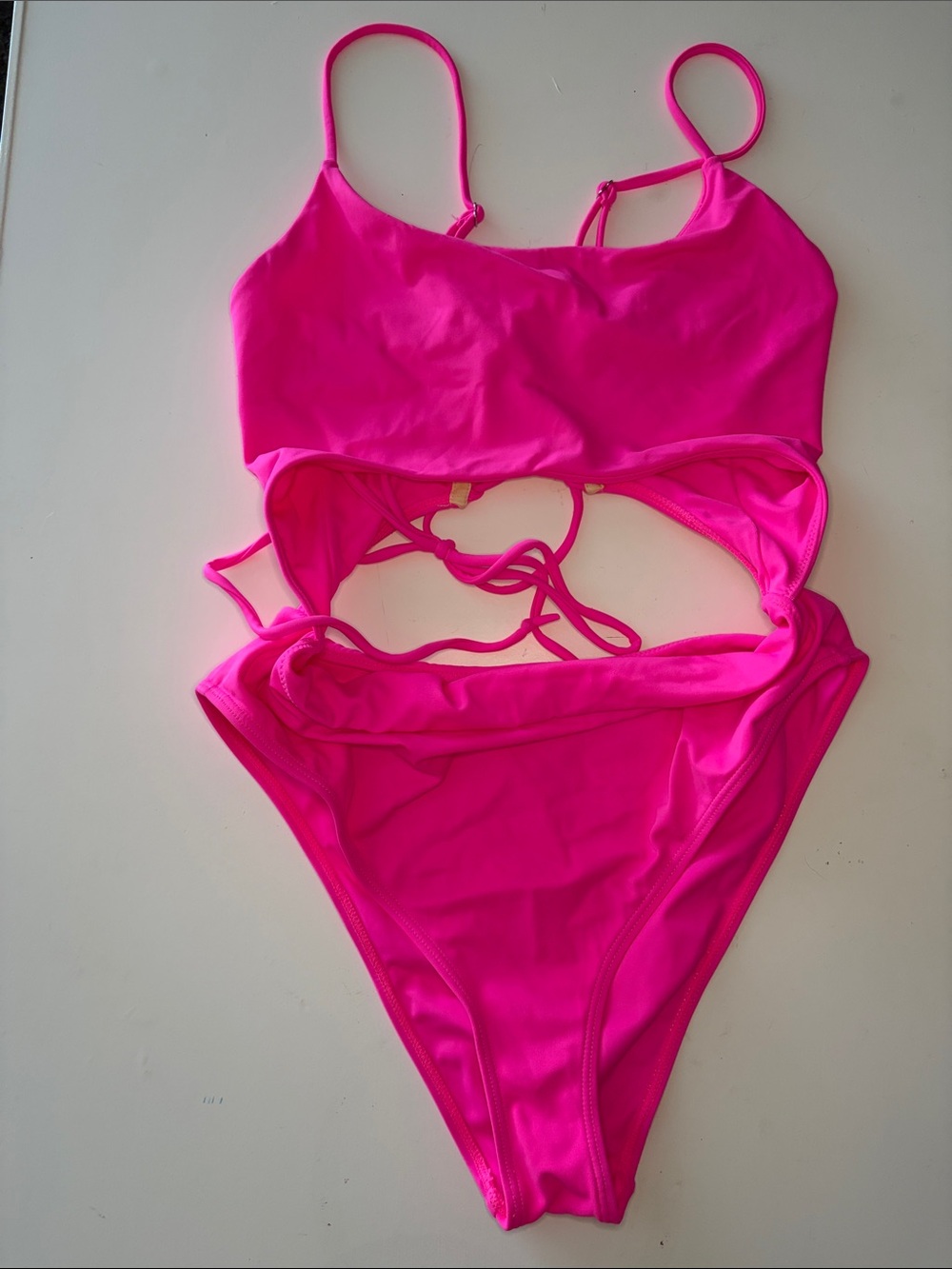EUC Pacsun Hot Pink One Piece Swimsuit in Women Sz M
